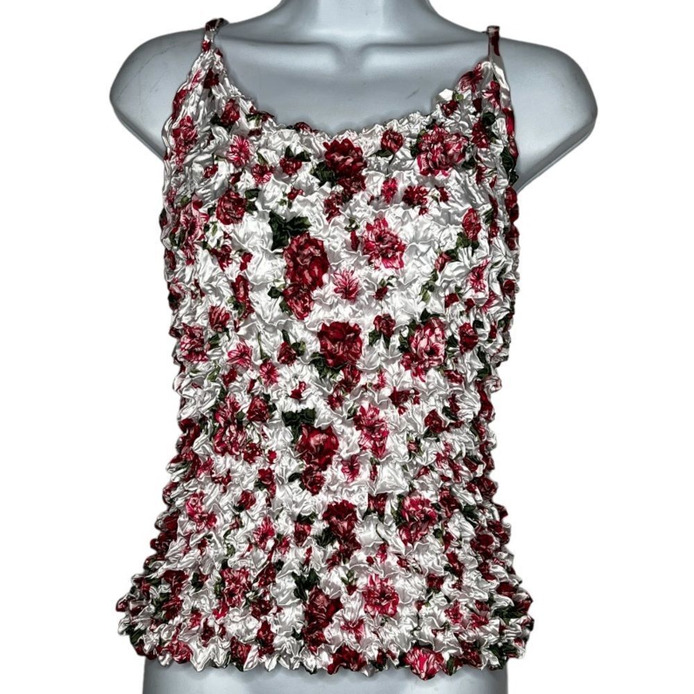 Vintage Floral Popcorn Top